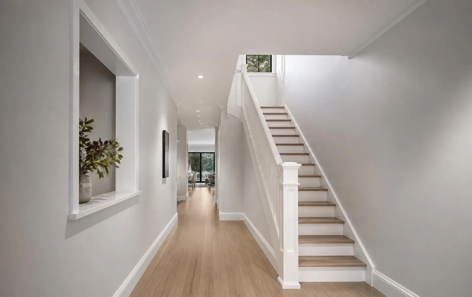 Freshly painted interior hallway in Doncaster East