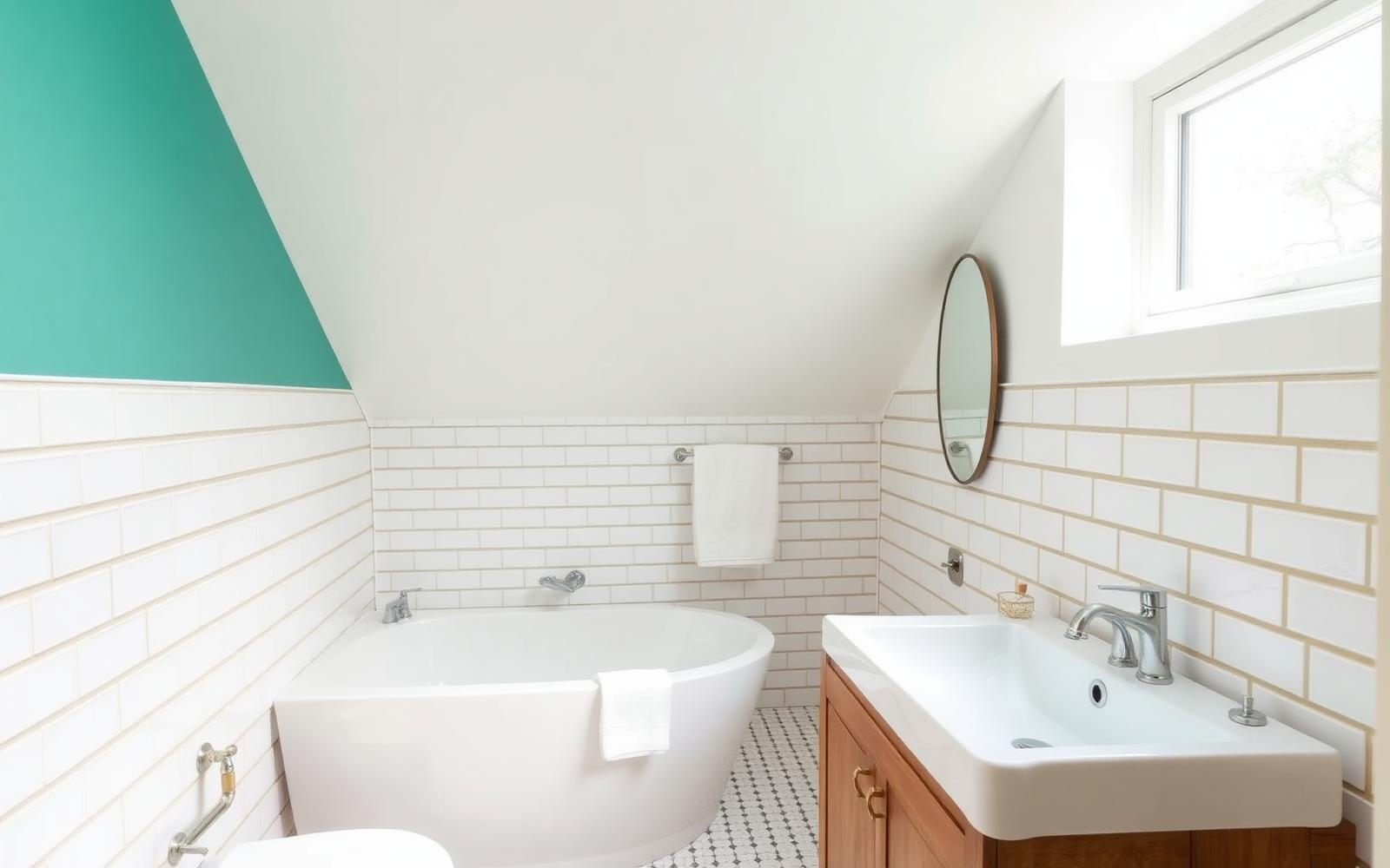 Completed bathroom renovation in Croydon