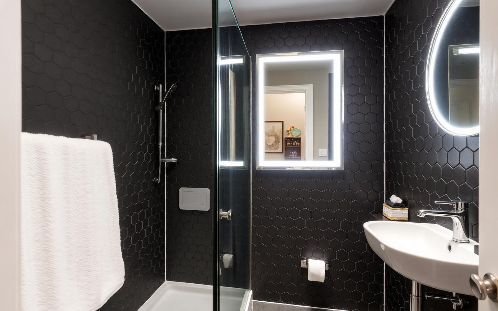 Completed bathroom renovation in Docklands