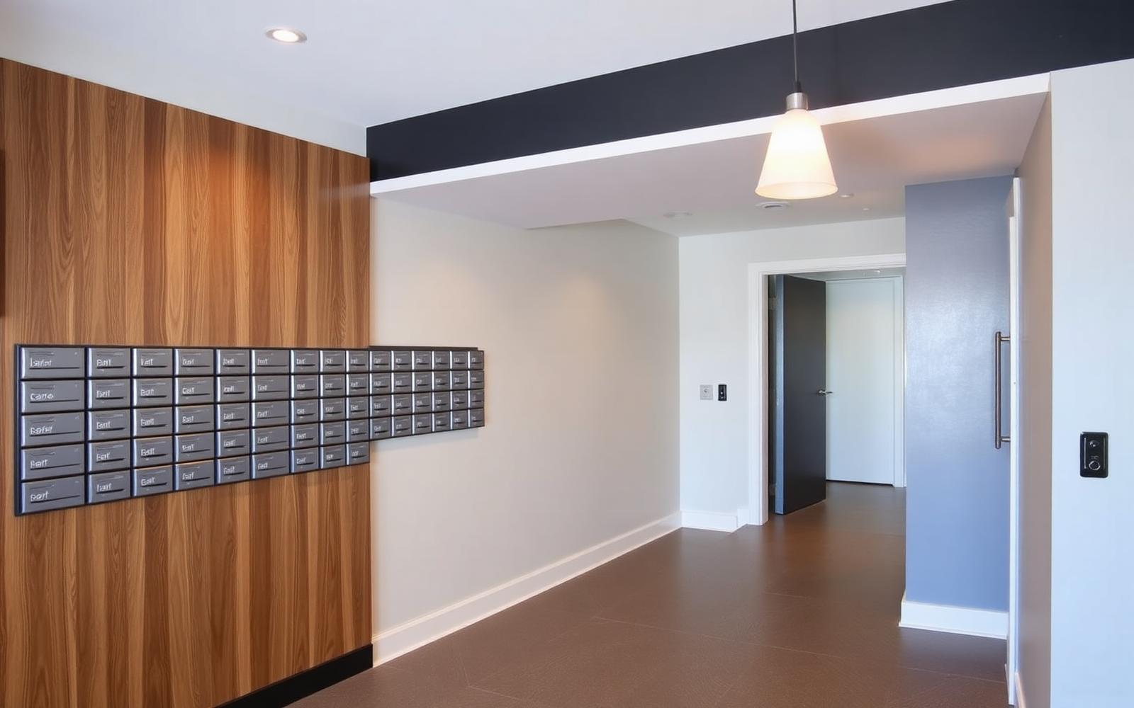 Freshly painted interior hallway in East Melbourne