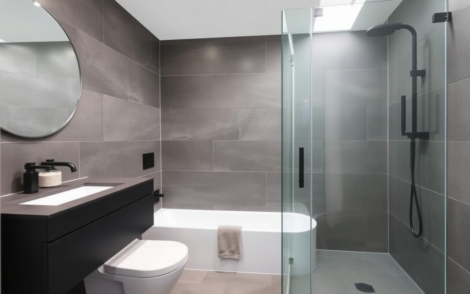 Completed bathroom renovation in Chadstone