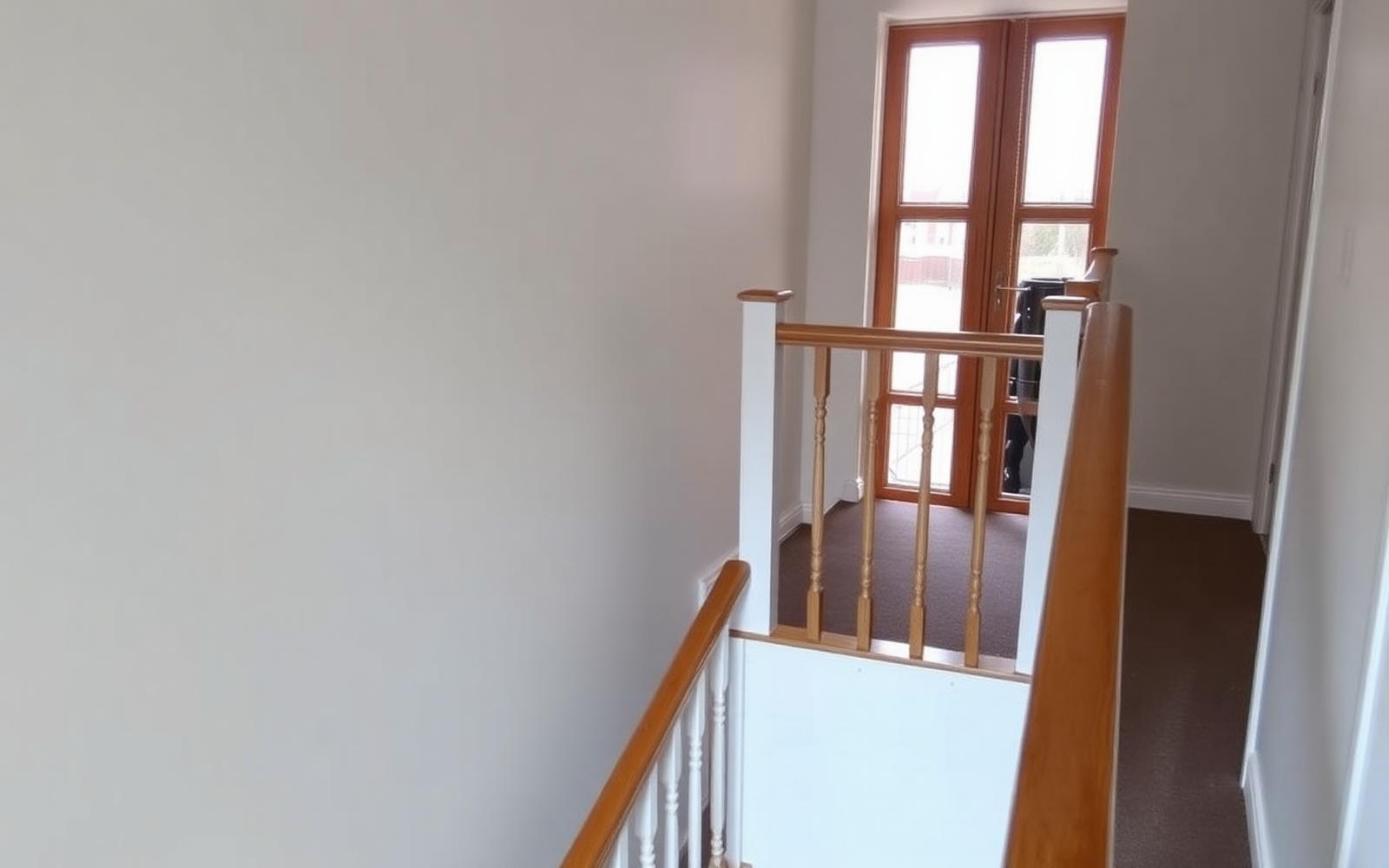 Freshly painted interior hallway in Clayton
