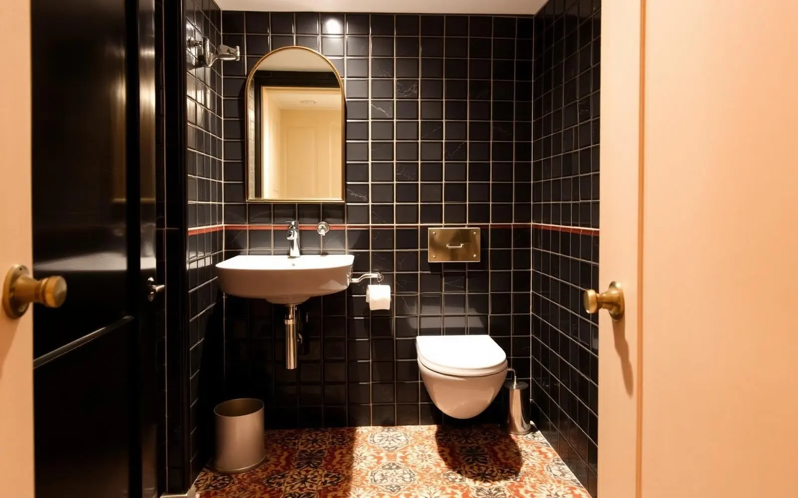 Completed bathroom renovation in Alphington (part)