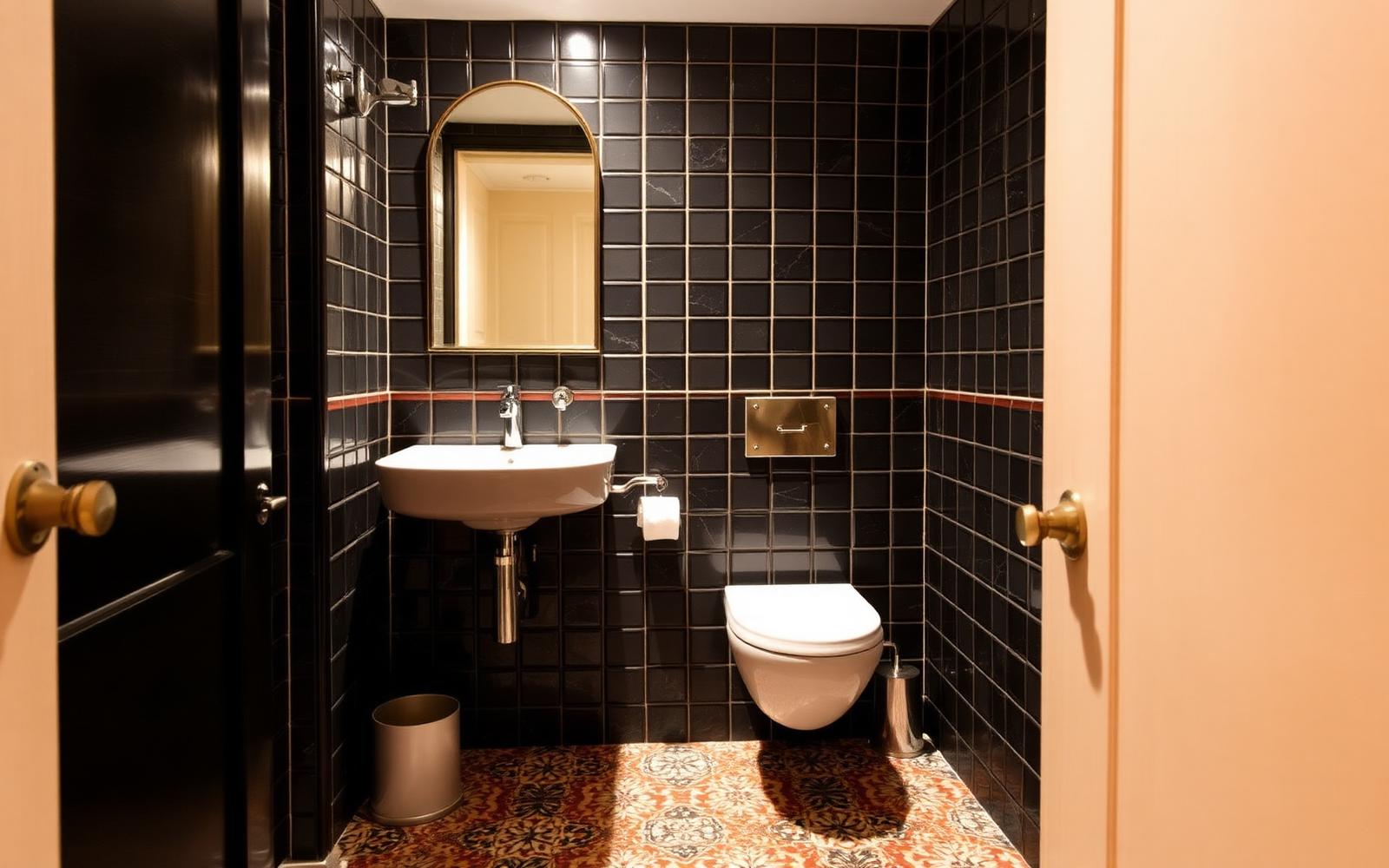 Completed bathroom renovation in Alphington (part)