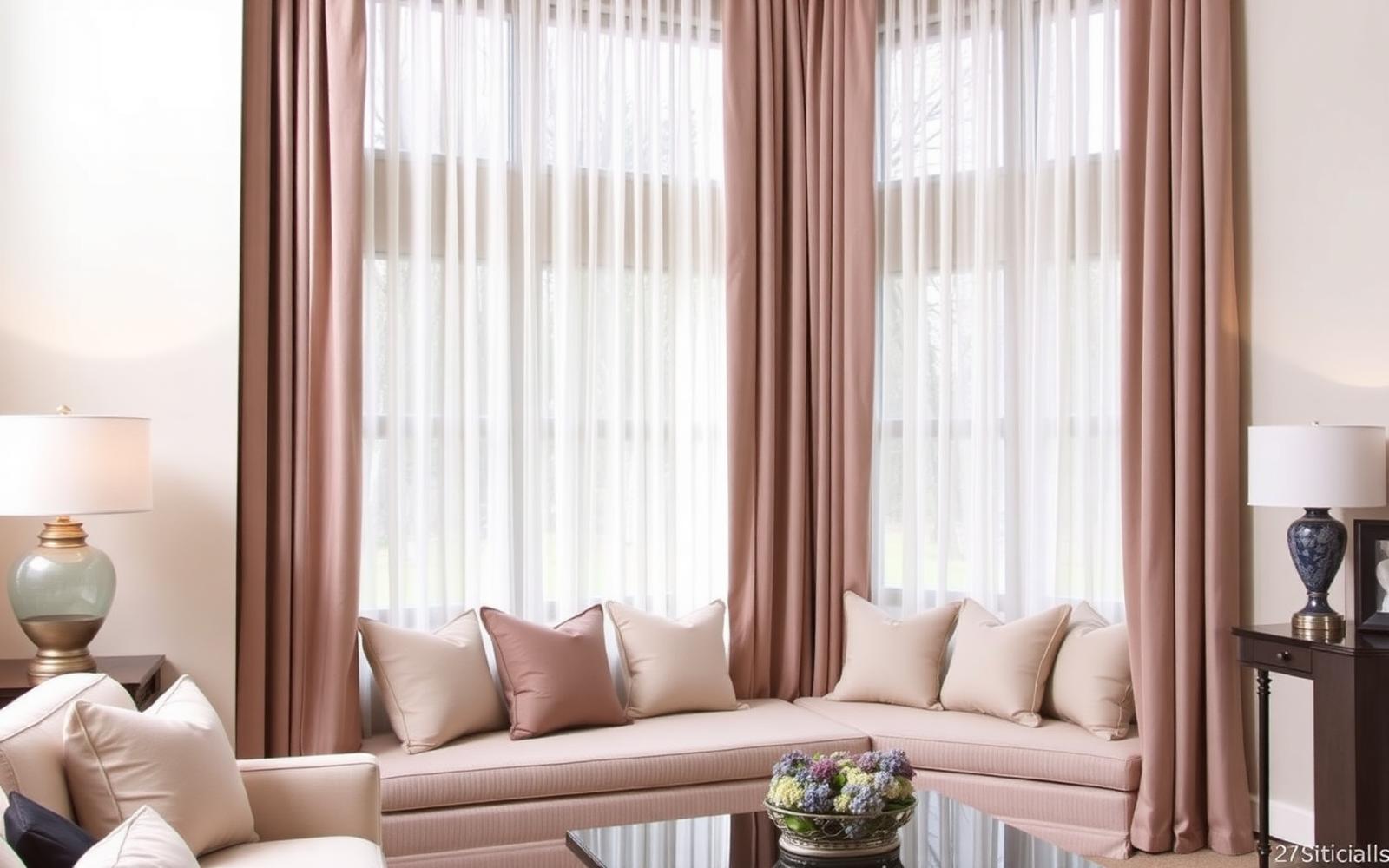 Curtains and bench seating — Camberwell
